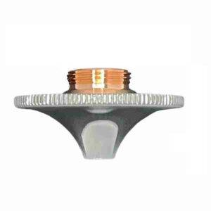 Nozzle, Precitec Compatible, D28-H15-M11, Concave (10-Pack) - Concave - 1.4mm - Chrome (Double)